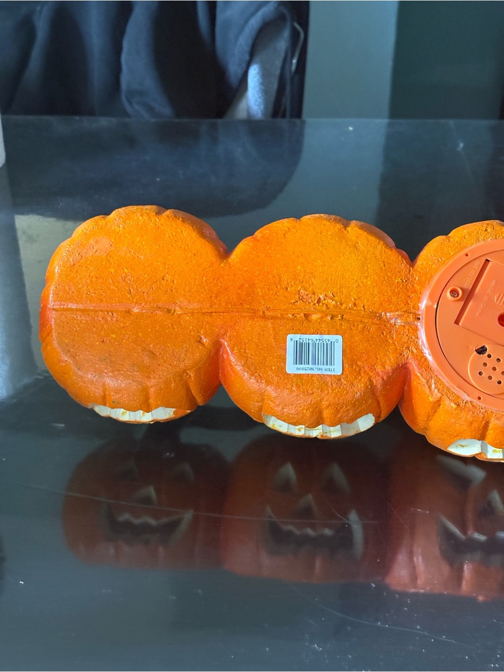 Halloween Pumpkin Jack-O'-Lantern Set - Lights Sounds Working - Picture 10 of 16